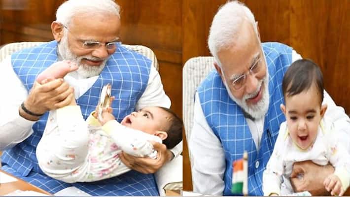 modi published a cute photo in instagram modi published a cute photo in instagram