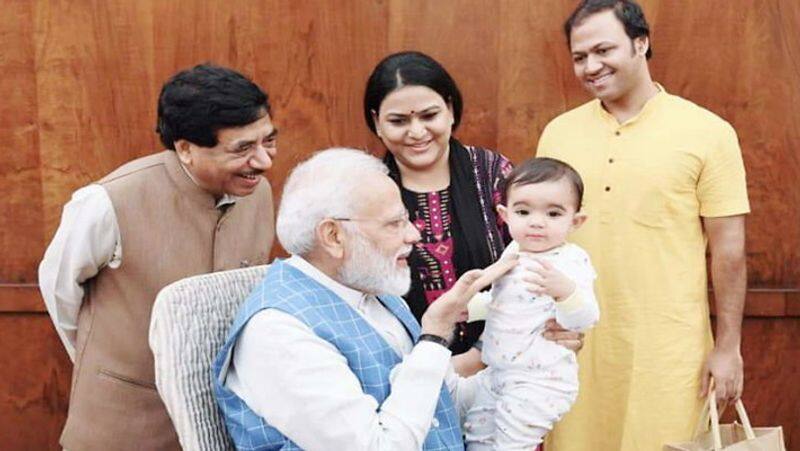 A Baby Visits PM Modi In Parliament Instagram Falls In Love