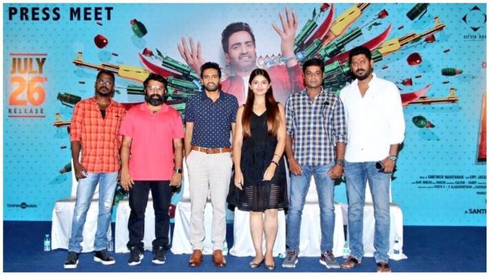 the story of comedian santhanam's movie 'a1' the story of comedian santhanam's movie 'a1'