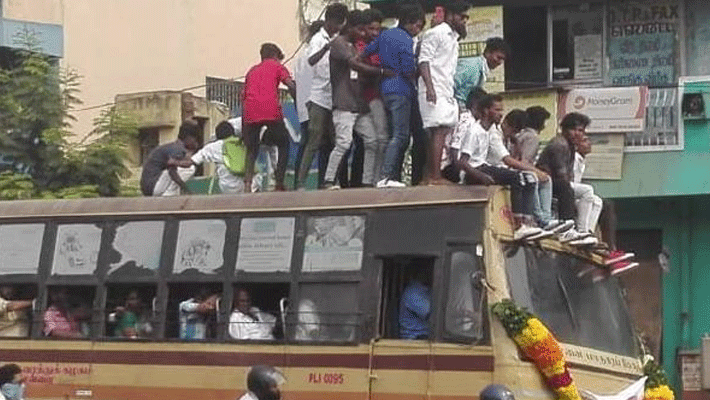 chennai college students route thala...police warning chennai college students route thala...police warning