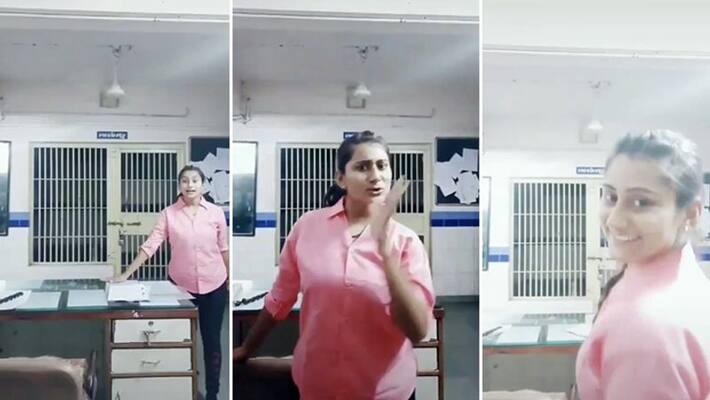 lady police viral tik tok video lady police viral tik tok video