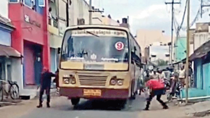 brake failure...government bus brake failure...government bus
