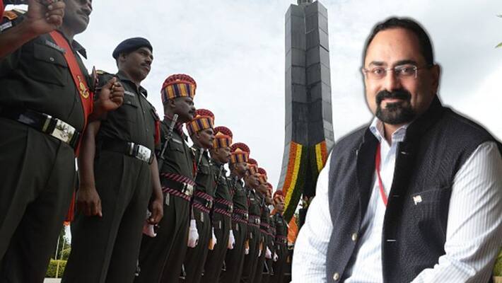 bjp mp rajeev chandrasekhar pays tribute to kargil vijay diwas heroes