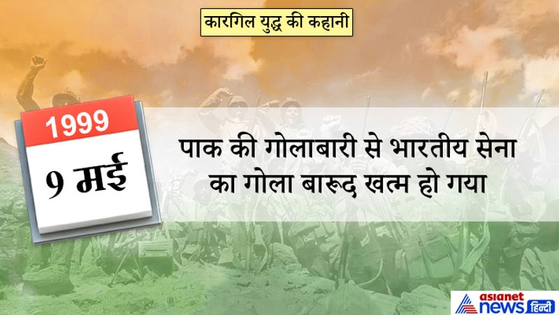 पाकिस्तानी पूरी तैयारी से वहां आए थे, जबकि भारतीय जवानों की टीम मात्र पता लगाने के लिए पहुंची थी। इसलिए उनके पास जंगी साजो समान कम थे। इसलिए भारतीय पक्ष का गोला बारुद खत्म हो गया था।