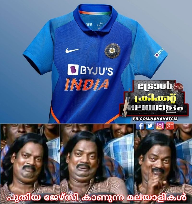 byju's app news spornser of team indias jersey troll