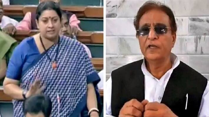 Smriti Irani Condemn Azam Khan Statement on Rama Devi Smriti Irani Condemn Azam Khan Statement on Rama Devi