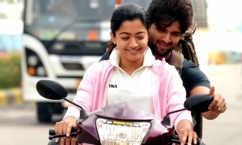 Photo gallery of Rashmika Mandanna Vijay Deverakonda dear comrade movie