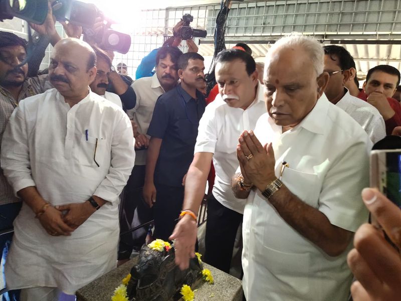 CM BS Yeddyurappa Visits Native Mandya Bookanakere