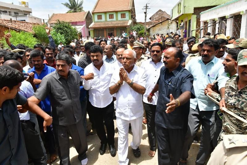 CM BS Yeddyurappa Visits Native Mandya Bookanakere