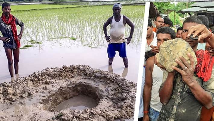 Suspected Meteorite Crashes In Rice Field In Bihar