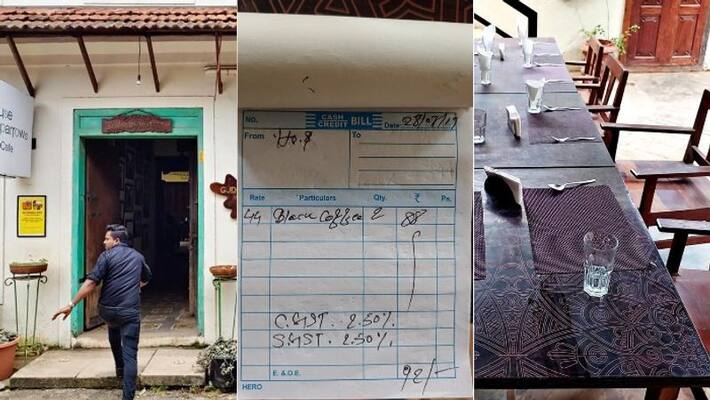TWO BLACK TEA CHARGED 92 RUPEES IN RESTAURANT CALICUT TWO BLACK TEA CHARGED 92 RUPEES IN RESTAURANT CALICUT