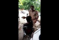 Policeman beaten a shopkeeper  in kanpur