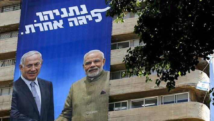 In Benjamin Netanyahu Election Campaign A PM Modi Cameo In Benjamin Netanyahu Election Campaign A PM Modi Cameo