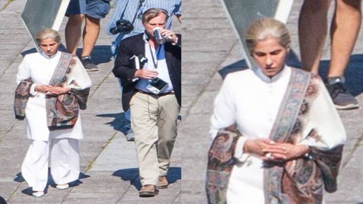 Dimple Kapadia's look from Christopher Nolan film leaked online Dimple Kapadia's look from Christopher Nolan film leaked online