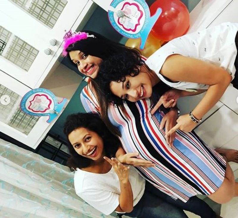 Maja Talkies fame swetha Changappa baby shower Photo gallery