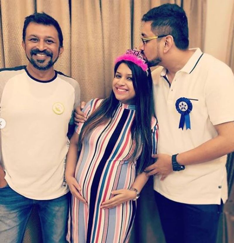 Maja Talkies fame swetha Changappa baby shower Photo gallery
