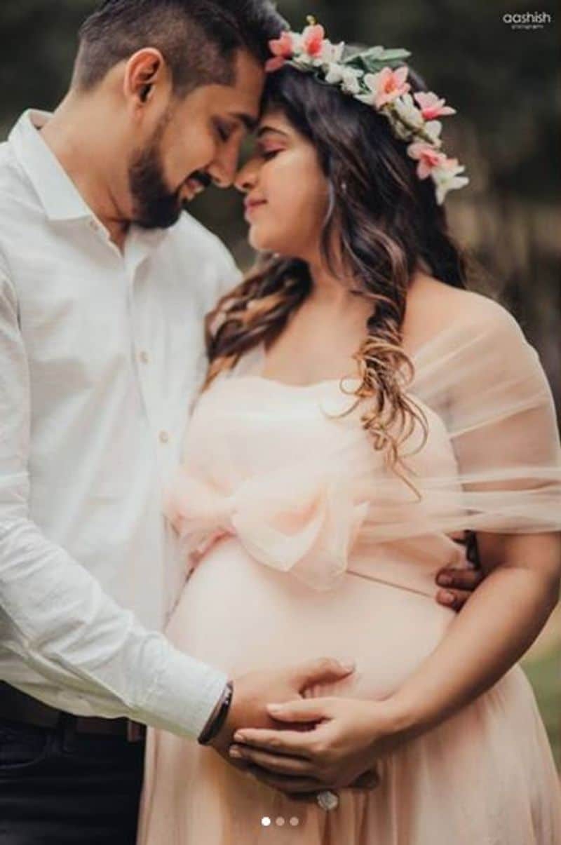 Maja Talkies fame swetha Changappa baby shower Photo gallery