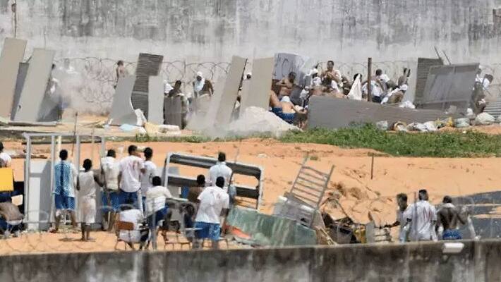 Brazil prison riot... 57 dead... 16 decapitated