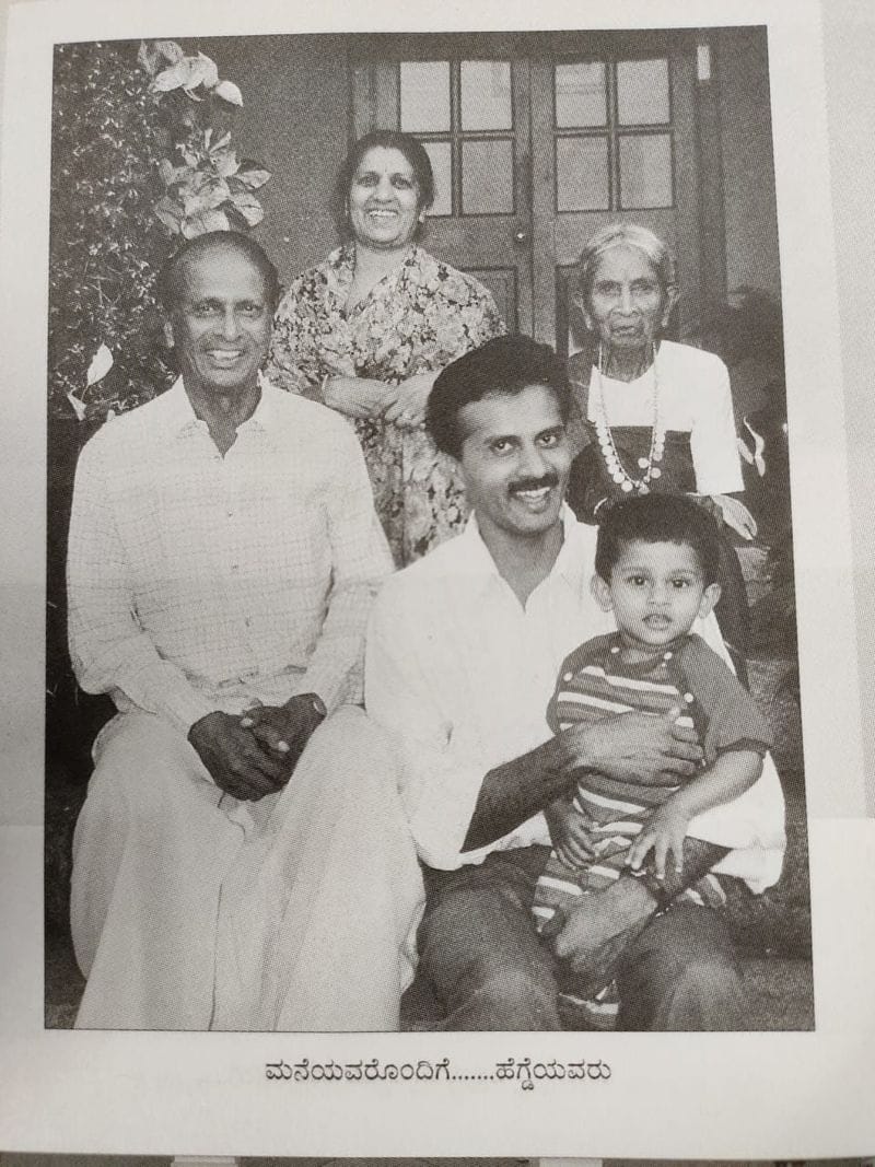 Siddhartha started the coffee chain in 1993 when he incorporated Coffee Day Global, which is the parent company of Cafe Coffee Day chain. In the picture given above, the entrepreneur is seen along with his family members - grandmother, father, mother and his child.