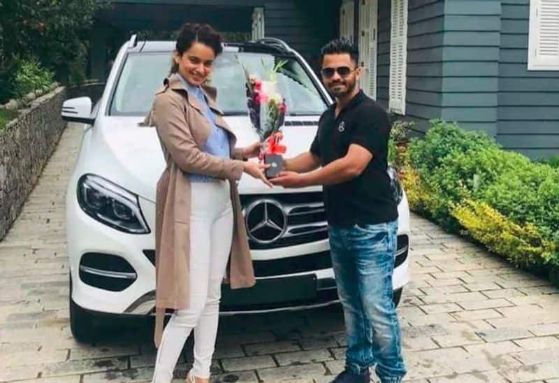 Bollywood actress Kangana ranavat purchase new Mercedes Benz GLE luxury SUV car