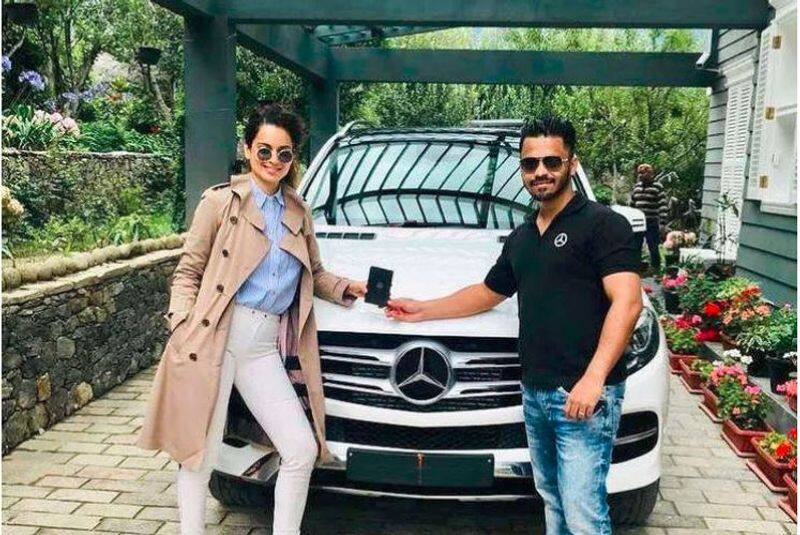 Bollywood actress Kangana ranavat purchase new Mercedes Benz GLE luxury SUV car