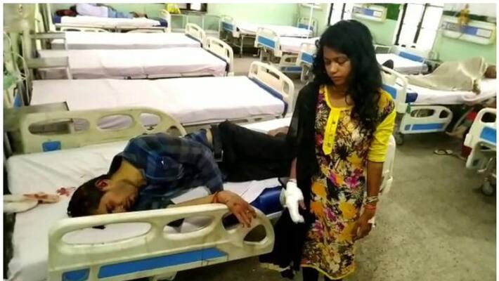 man throws his wife out of train; and jumps off himself also man throws his wife out of train; and jumps off himself also