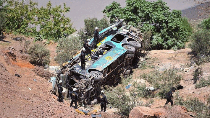 Peru bus accident...19 dead Peru bus accident...19 dead