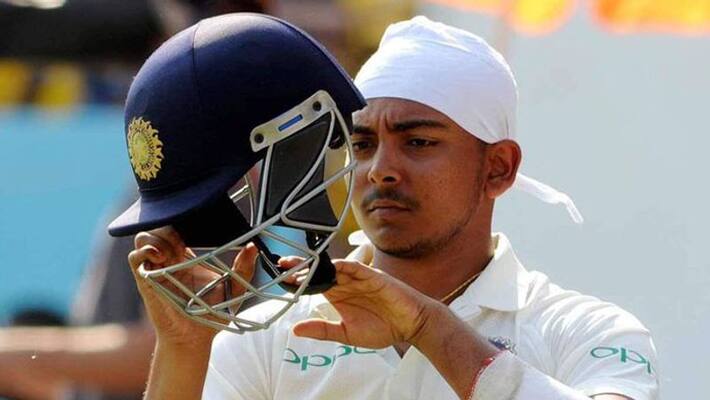 bcci miffed with indian team management in prithvi shaw issue bcci miffed with indian team management in prithvi shaw issue
