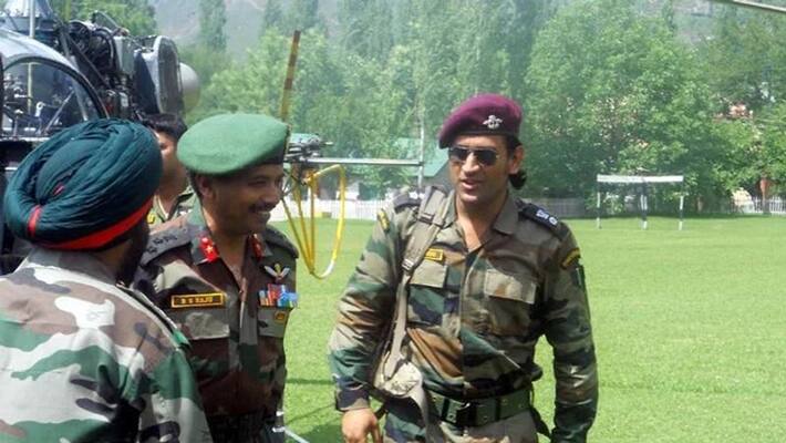 MS Dhoni Signing Bat On Army Duty Goes Viral MS Dhoni Signing Bat On Army Duty Goes Viral