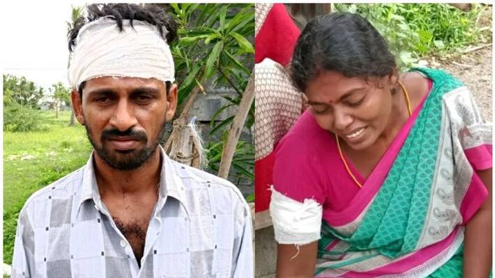 Couple brutally cut and robbed Couple brutally cut and robbed