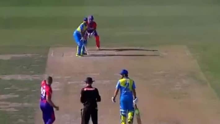 European Cricket League Pavel Florin bizarre bowling action goes viral European Cricket League Pavel Florin bizarre bowling action goes viral