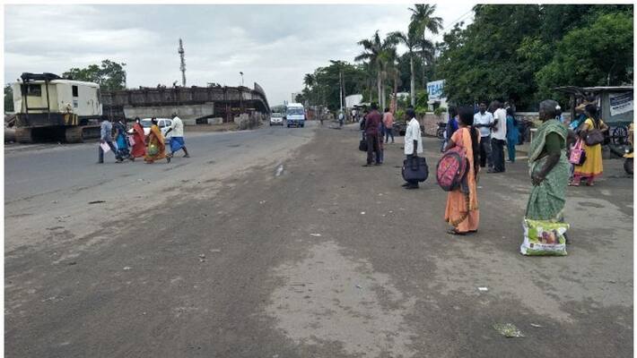 Vandalur Zoo is in front of the public - standing in the middle of the road due to lack of silhouette Vandalur Zoo is in front of the public - standing in the middle of the road due to lack of silhouette