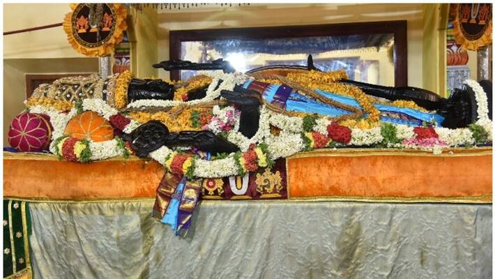 The darshan of the blue silk-figurine - darshan completed today The darshan of the blue silk-figurine - darshan completed today