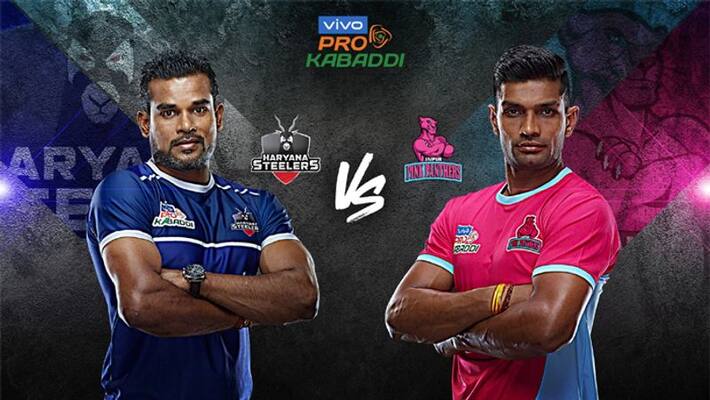 pro kabaddi 2019: jaipur pink panthers another victory against haryan steelers pro kabaddi 2019: jaipur pink panthers another victory against haryan steelers