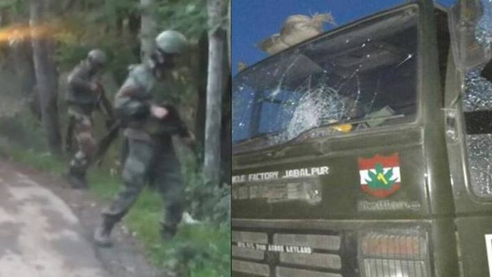 IED blast in Pulwama attack on guards of security forces, army operation in sophian IED blast in Pulwama attack on guards of security forces, army operation in sophian