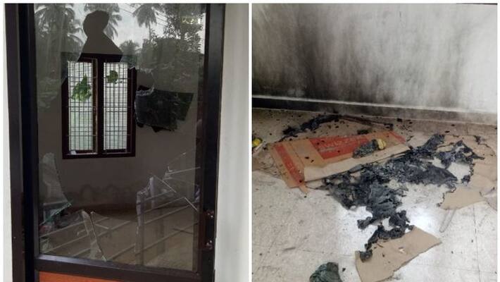 congress office attacked in perambra congress office attacked in perambra