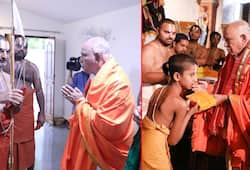 Telangana: Karnataka CM offers special prayers at Chinna Jeeyar ashram