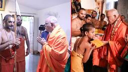 Telangana: Karnataka CM offers special prayers at Chinna Jeeyar ashram