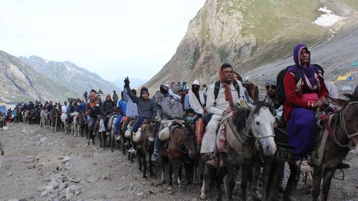 Amarnath Yatra suspended citing terror threats... tourists, yatris to leave Kashmir immediately