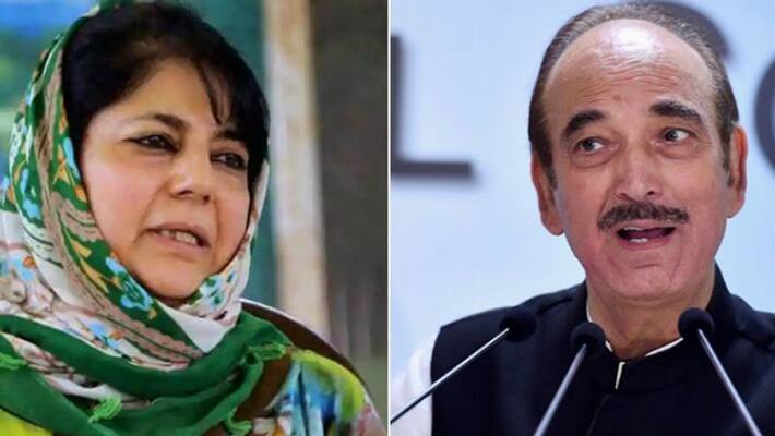 Ghulam Azad and Mehbooba Mufti attacked on bjp on scrap Article 370 Ghulam Azad and Mehbooba Mufti attacked on bjp on scrap Article 370