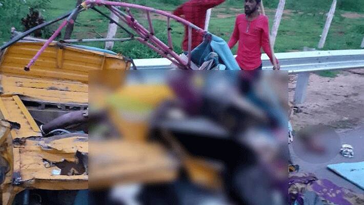 Telangana road accident... 14 farm labourers killed