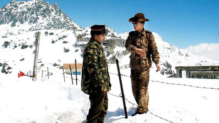 Armies of india and china left from galvan border Armies of india and china left from galvan border
