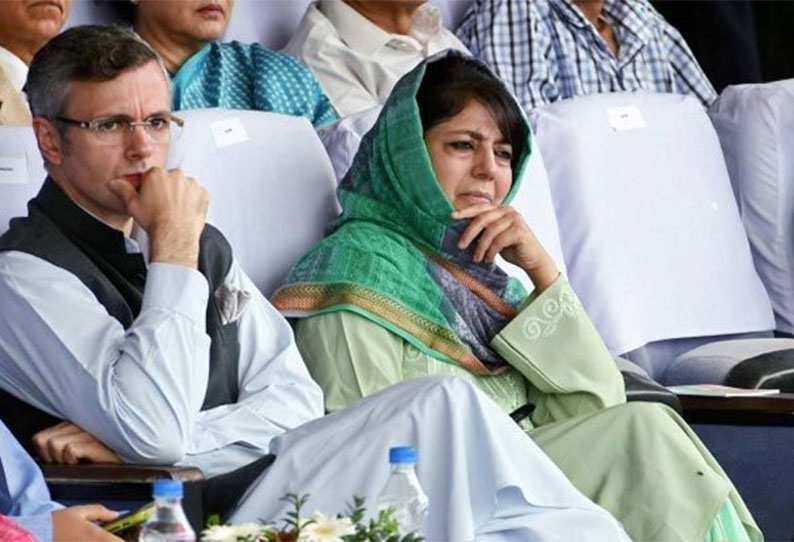 Mehbooba and Omar Abdullah are in custody, calm in the valley