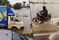 Goa rains wreak havoc 8 buses stuck near border several stranded near Panaji