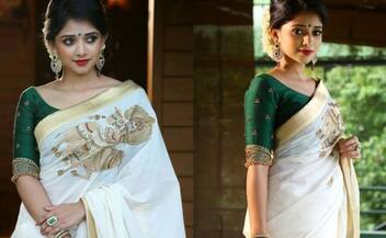 how to wear kerala saree within 2 minutes in this onam