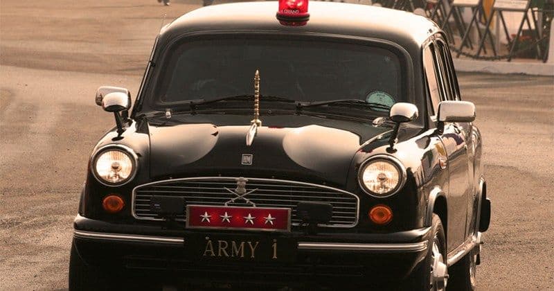 Indian army says goodbye to hindustan ambassador car after Mahindra e verito entry