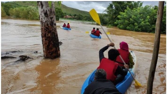 north Karnataka floating in floods - people's lives are completely affected north Karnataka floating in floods - people's lives are completely affected