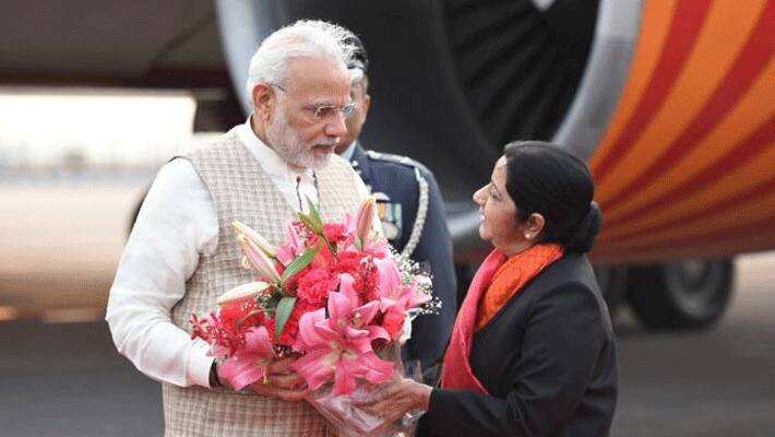 Emotional PM Modi, Top Leaders Pay Tribute to Sushma Swaraj