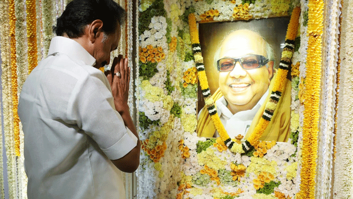 Celebrate Karunanidhi birthday at home .. CM Stalin request to the volunteers Celebrate Karunanidhi birthday at home .. CM Stalin request to the volunteers