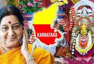 Sushma Swaraj impressed Karnataka with her knowledge of Kannada and love for Varamahalakshmi festival